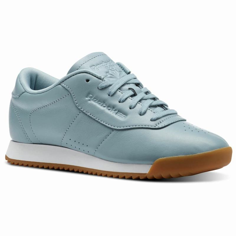 Tenisi Reebok Princess Ripple Dama Turcoaz/Albi Romania VI3691OG